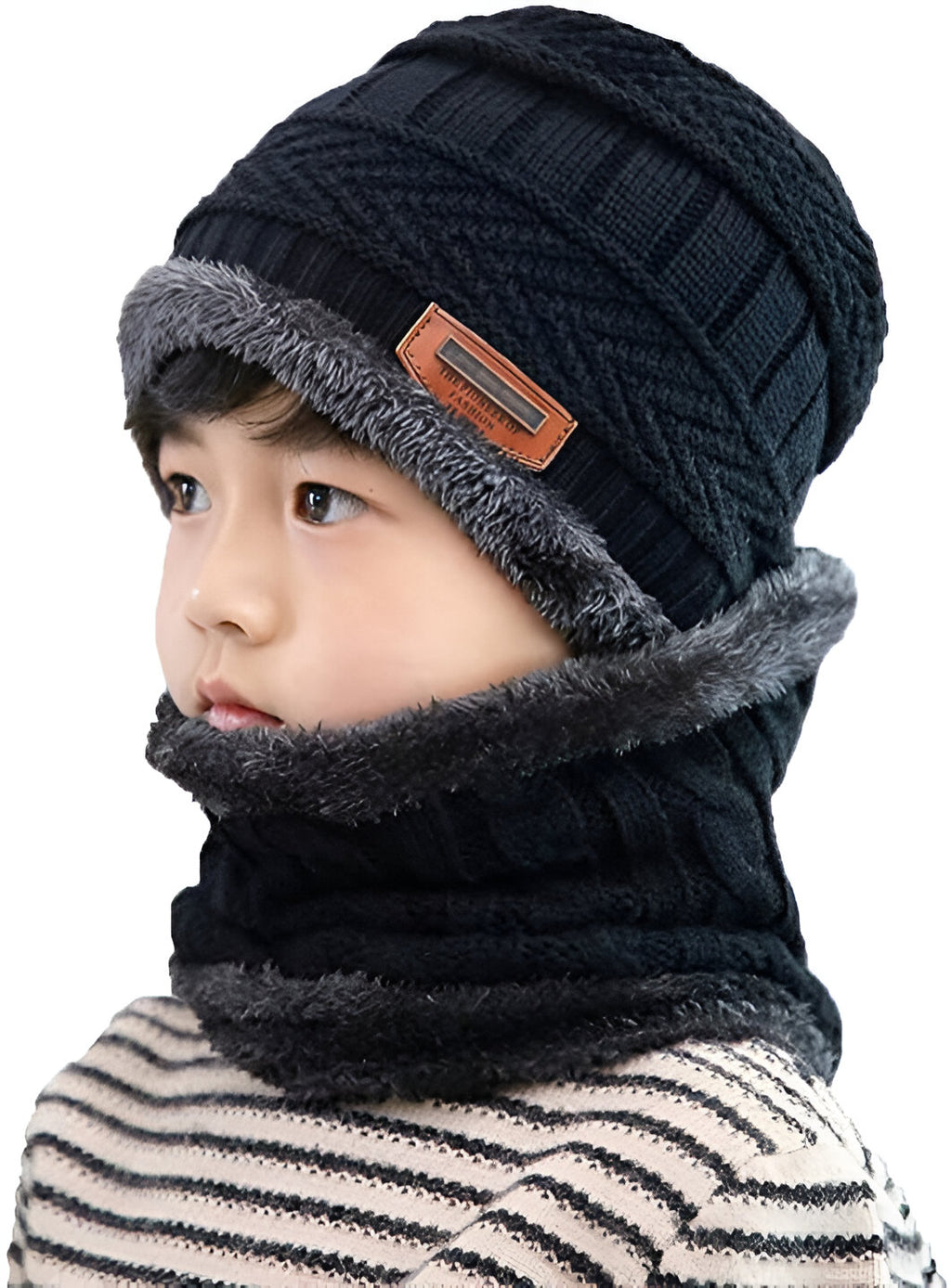 Unisex Woolen Cap Set